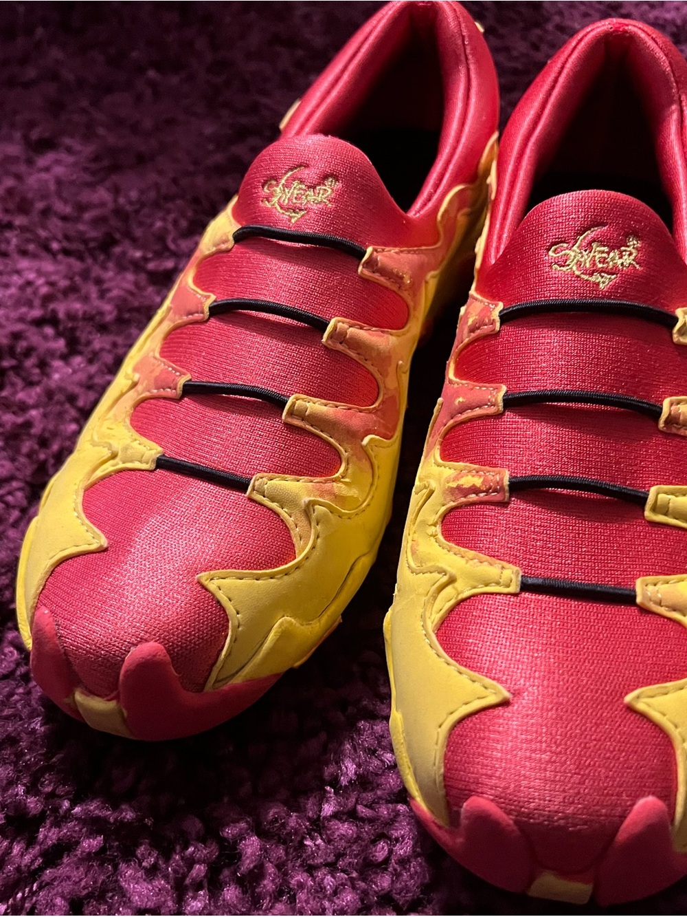 SWEAR Alternative Rare Flame Trainers, Size 6